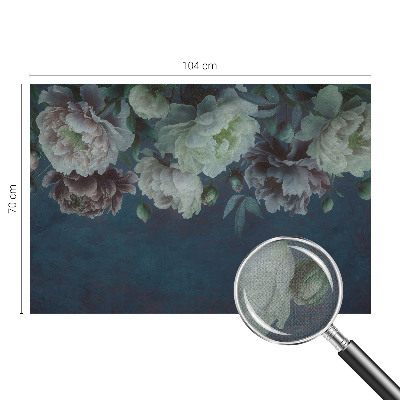 3D fototapetas su gėlių motyvu elegantiškam interjerui