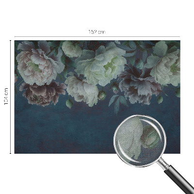 3D fototapetas su gėlių motyvu elegantiškam interjerui