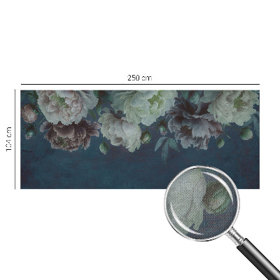 3D fototapetas su gėlių motyvu elegantiškam interjerui