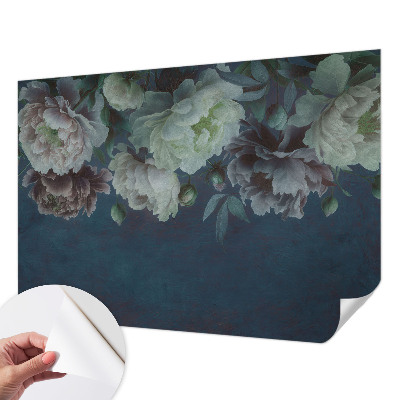 3D fototapetas su gėlių motyvu elegantiškam interjerui