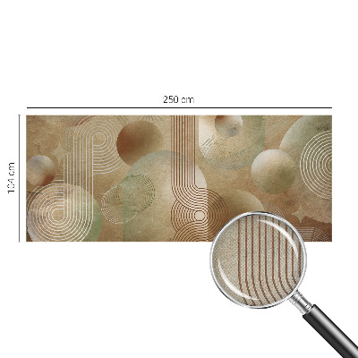 Savaime lipnus fototapetas su geometriniu piešiniu