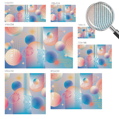 3D fototapetas sienoms Spalvinga abstrakcija