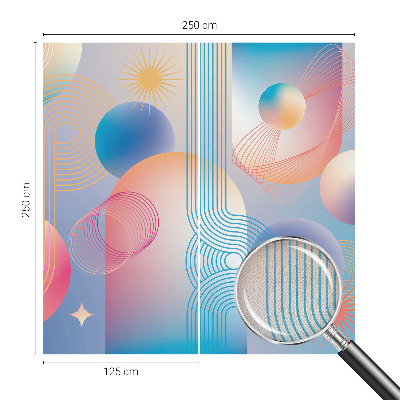 3D fototapetas sienoms Spalvinga abstrakcija