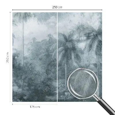 Fototapetai su tropinių augalų motyvu