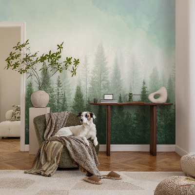 3D fototapetas sienoms Ulv ir skoven