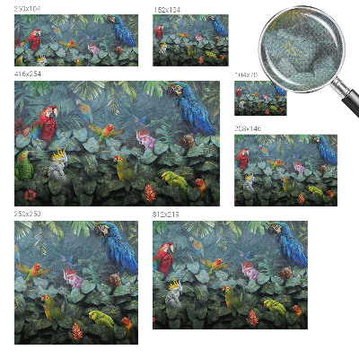 Savaime lipnus fototapetas Egzotiškos džiunglės