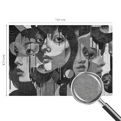 3D fototapetas Kvinders ansigter