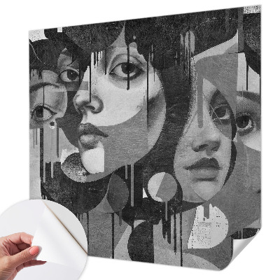 3D fototapetas Kvinders ansigter