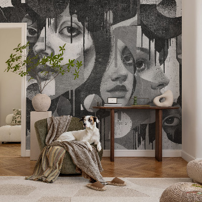 3D fototapetas Kvinders ansigter