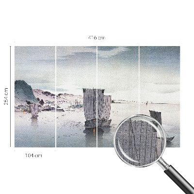 Fototapetas vaiko kambariui Nautisk landskab