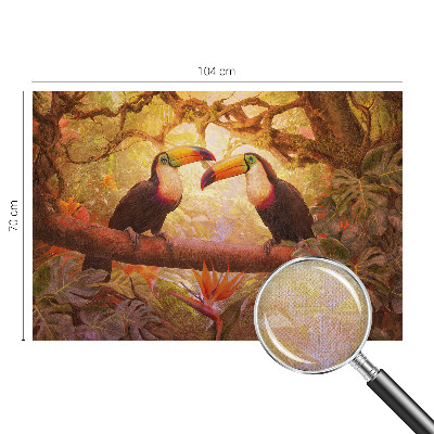 3D fototapetas sienoms Spalvingas tukanas