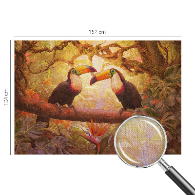 3D fototapetas sienoms Spalvingas tukanas