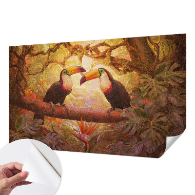 3D fototapetas sienoms Spalvingas tukanas