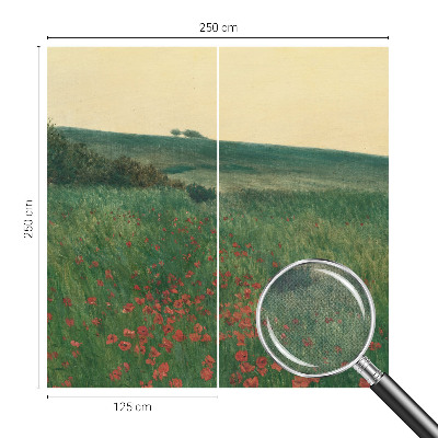 3D fototapetas Valmuemarker