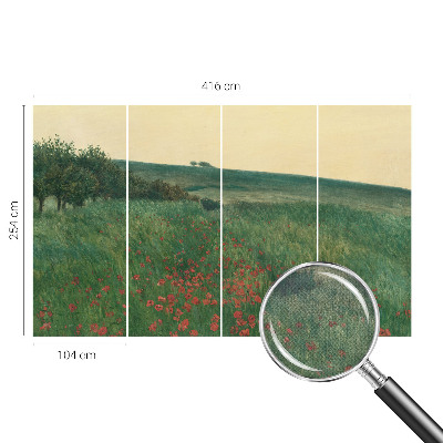 3D fototapetas Valmuemarker