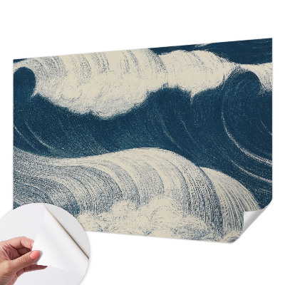 3D fototapetas sienoms su motyvu „Havbølger“