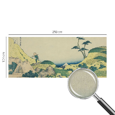3D fototapetas sienoms su vaizdu į kaimišką peizažą
