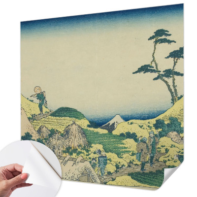 3D fototapetas sienoms su vaizdu į kaimišką peizažą
