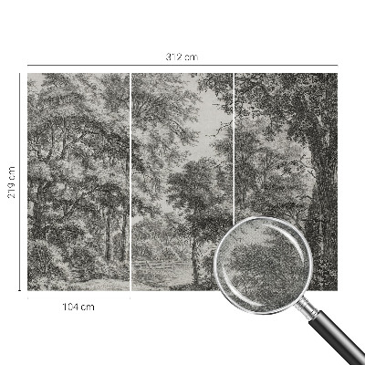 3D fototapetas su Skovlandskabas motyvu