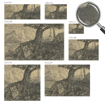 Savaime lipnus fototapetas Skaitymo charakteristikos