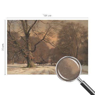 3D fototapetas sienoms su žiemos šalių motyvu
