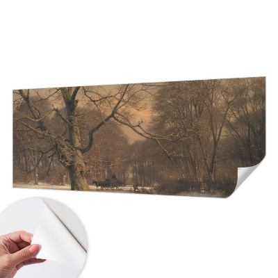 3D fototapetas sienoms su žiemos šalių motyvu