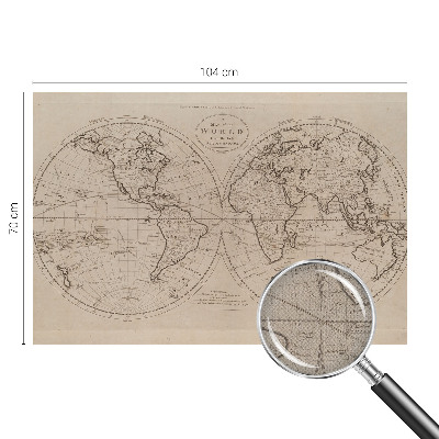 Fototapetas vaiko kambariui Gammelt kortelė