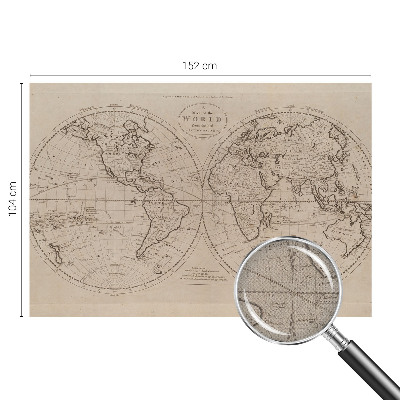 Fototapetas vaiko kambariui Gammelt kortelė