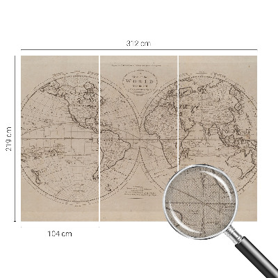 Fototapetas vaiko kambariui Gammelt kortelė