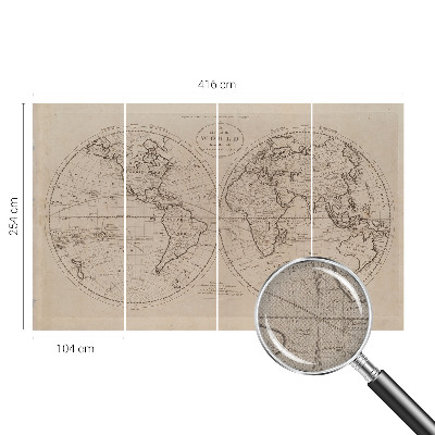 Fototapetas vaiko kambariui Gammelt kortelė