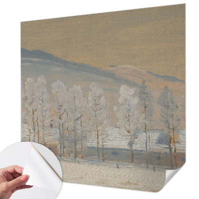 Savaime lipnus fototapetas Žiemos šalis