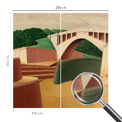 Tapetai Fredeligto kraštovaizdis