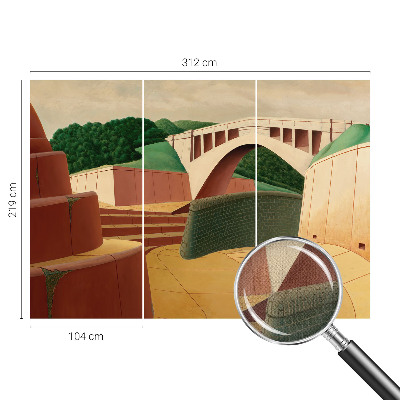 Tapetai Fredeligto kraštovaizdis
