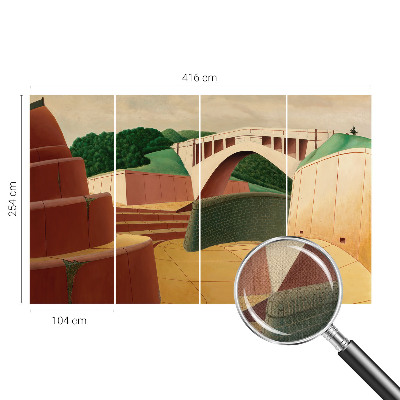 Tapetai Fredeligto kraštovaizdis