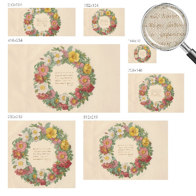 Fototapetas vaiko kambariui Blomsterkrans