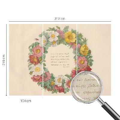 Fototapetas vaiko kambariui Blomsterkrans