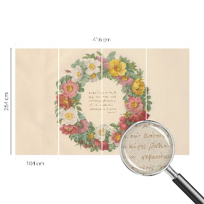 Fototapetas vaiko kambariui Blomsterkrans