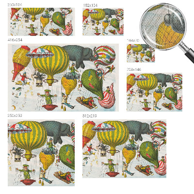 Savaime lipnus fototapetas Balionų kruizai