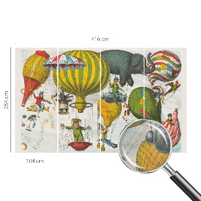 Savaime lipnus fototapetas Balionų kruizai