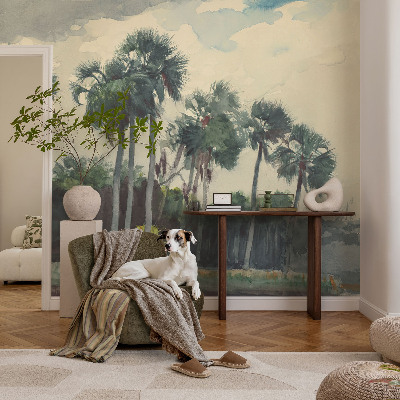 3D fototapetas Egzotinė palmė