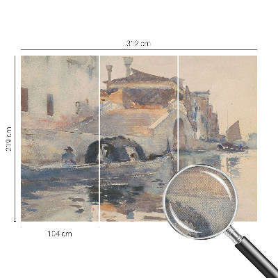 3D fototapetas sienoms su Venecijos motyvu