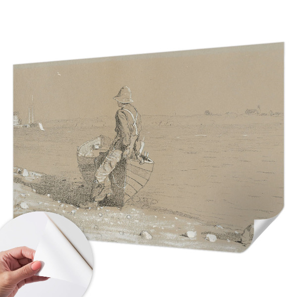 3D fototapetas sienoms su nostalgine scena