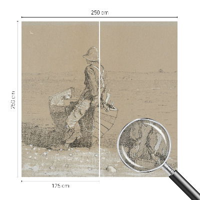 3D fototapetas sienoms Nostalgijos scena