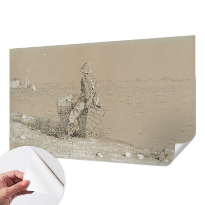 3D fototapetas sienoms su nostalgine scena