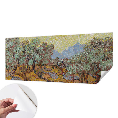 3D fototapetas Oliventræer