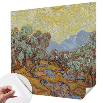 3D fototapetas Oliventræer