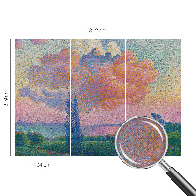 3D fototapetas sienoms Spalvingas kraštovaizdis