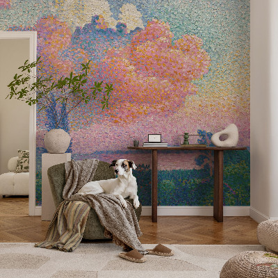 3D fototapetas sienoms Spalvingas kraštovaizdis