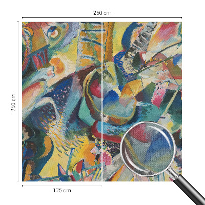 3D fototapetas Spalvų santrauka