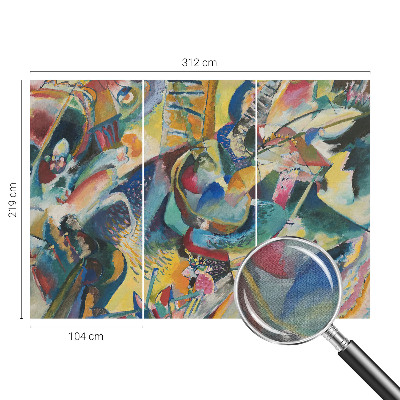 3D fototapetas Spalvų santrauka